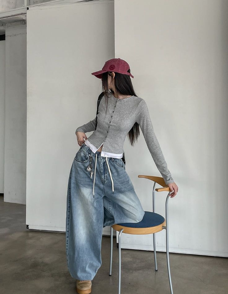 ポニングレイヤードダブルカーディガン