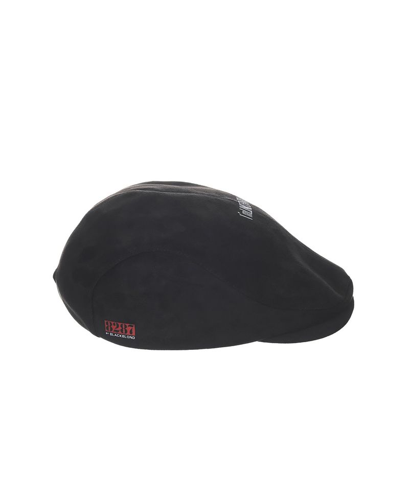 8287 Limitedition Suede Newsboy Cap (Black)