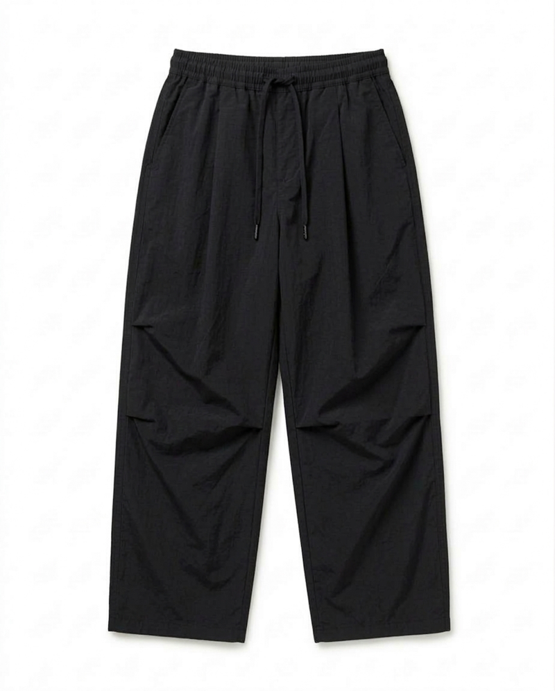 Cool Over Curved Nylon Pants (7c)