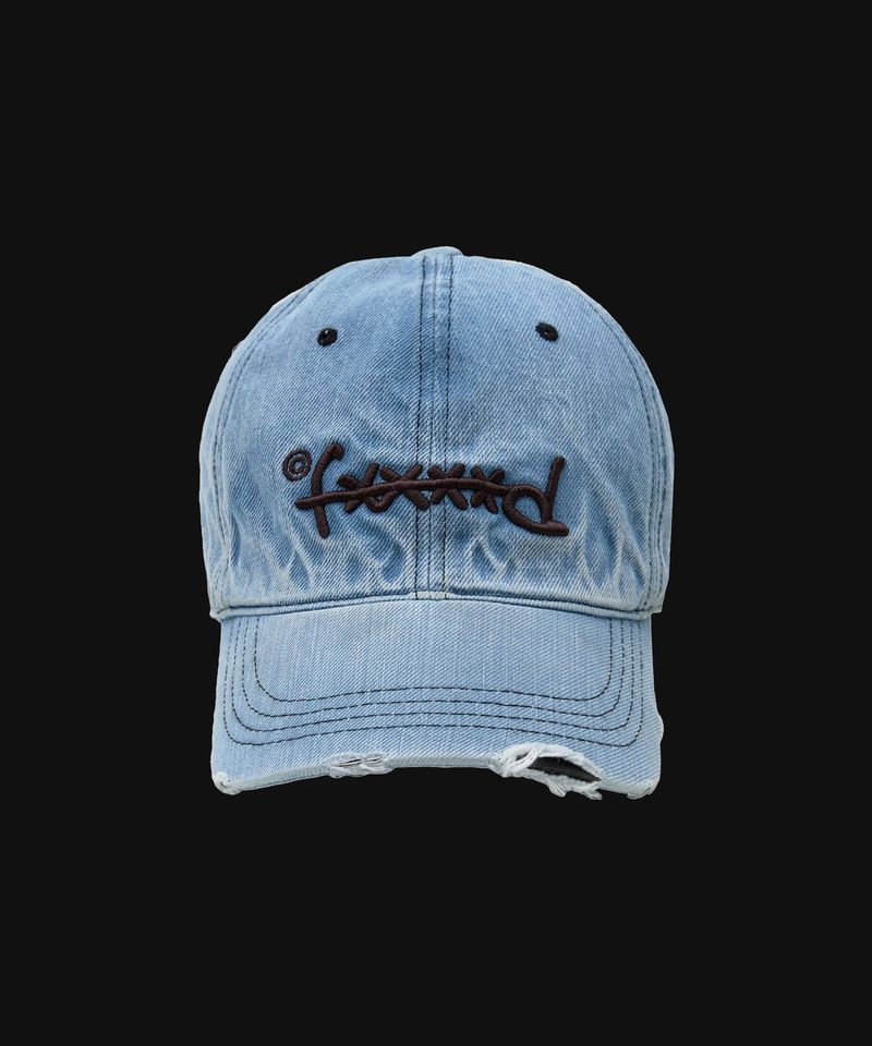 F****D SIGN STRAPBACK DAMAGE -ICE BLUE-