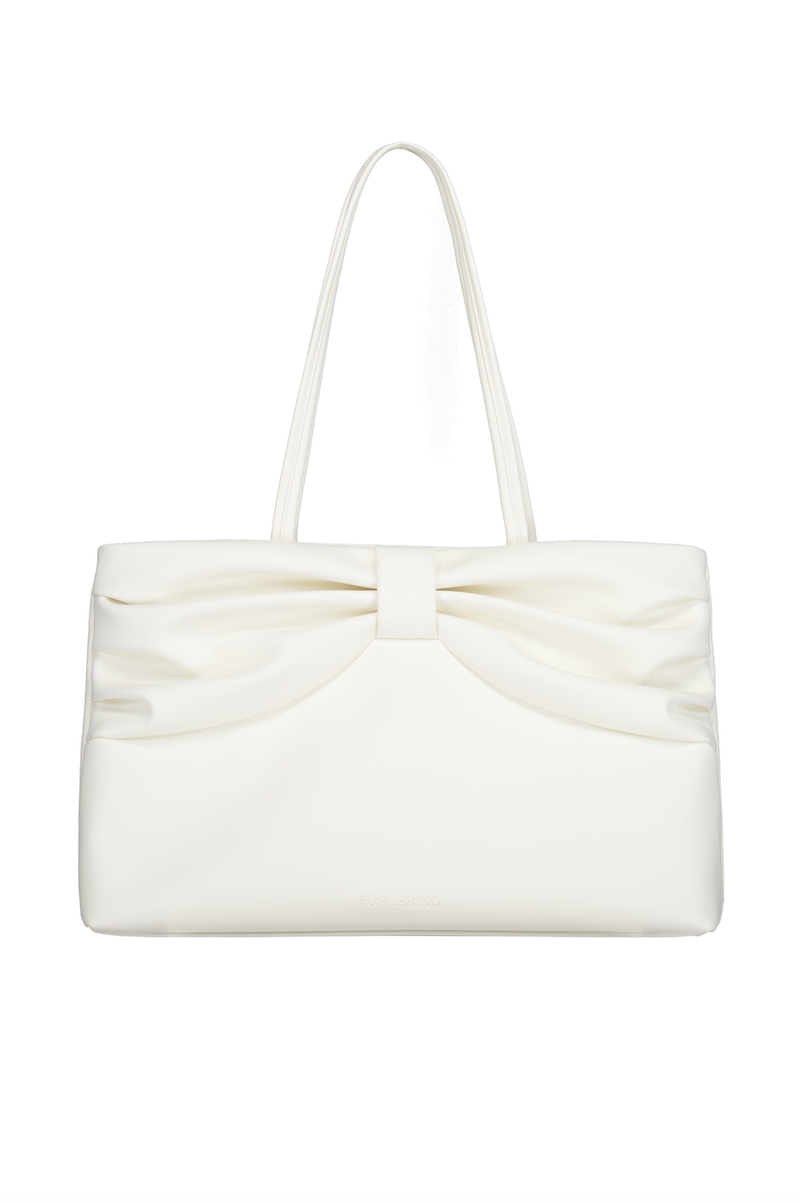 Forusring（フォーラスリング）の「リボンドットバッグ [WHITE]（バッグ）」