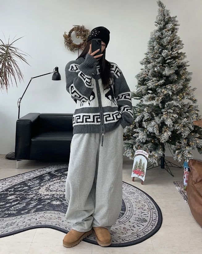 Edith Adjust Brushed Incision Pants