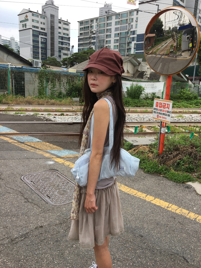Coined layer sleeveless top (3color)