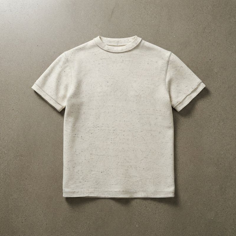 Speckled Reverse Seam Tee