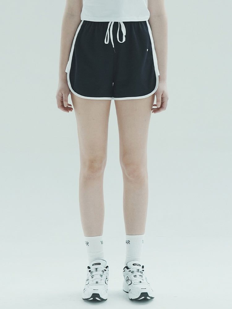 WAAR(ワル)の「P1010 MESH DOLPHIN PANTS_NAVY(Pants)」