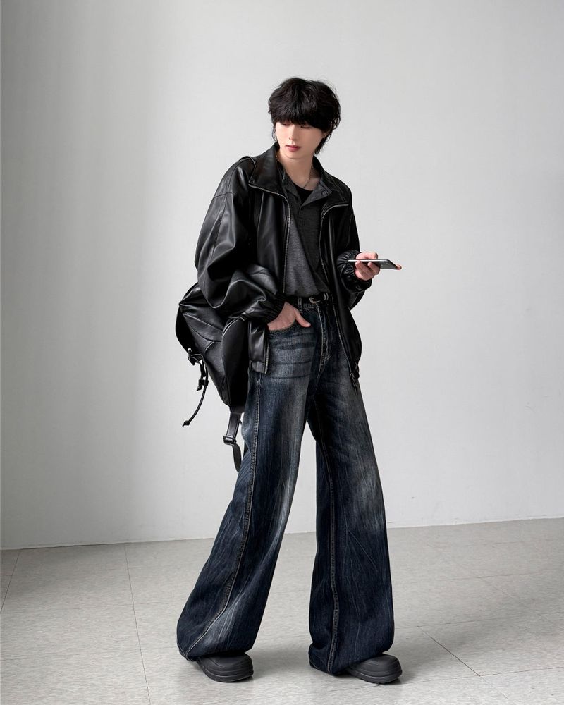 Miake Washing Flare Denim
