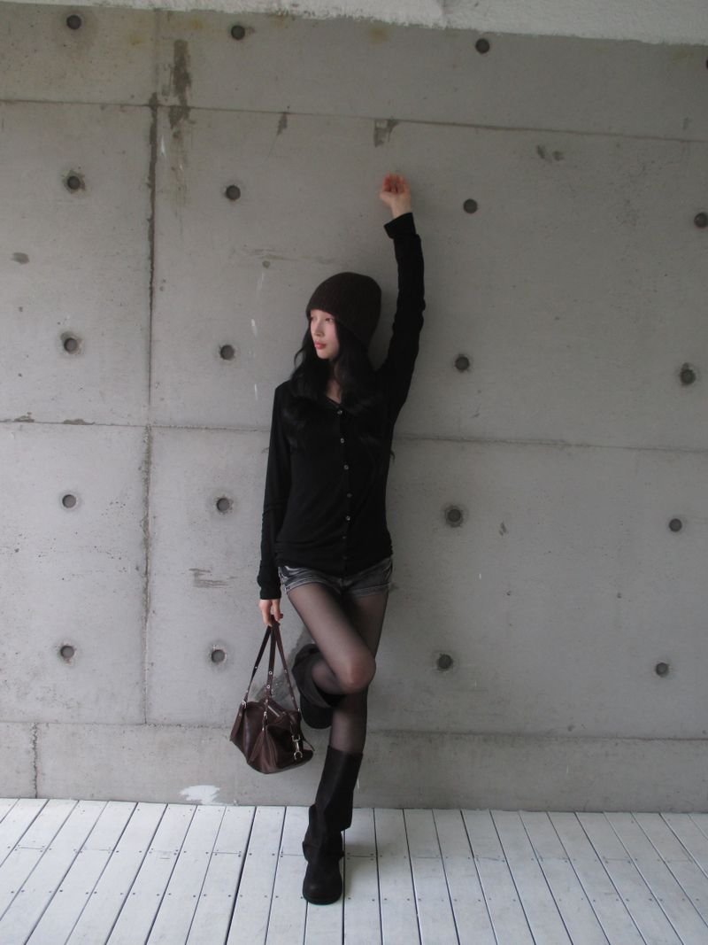 デニムウォッシングショートパンツ