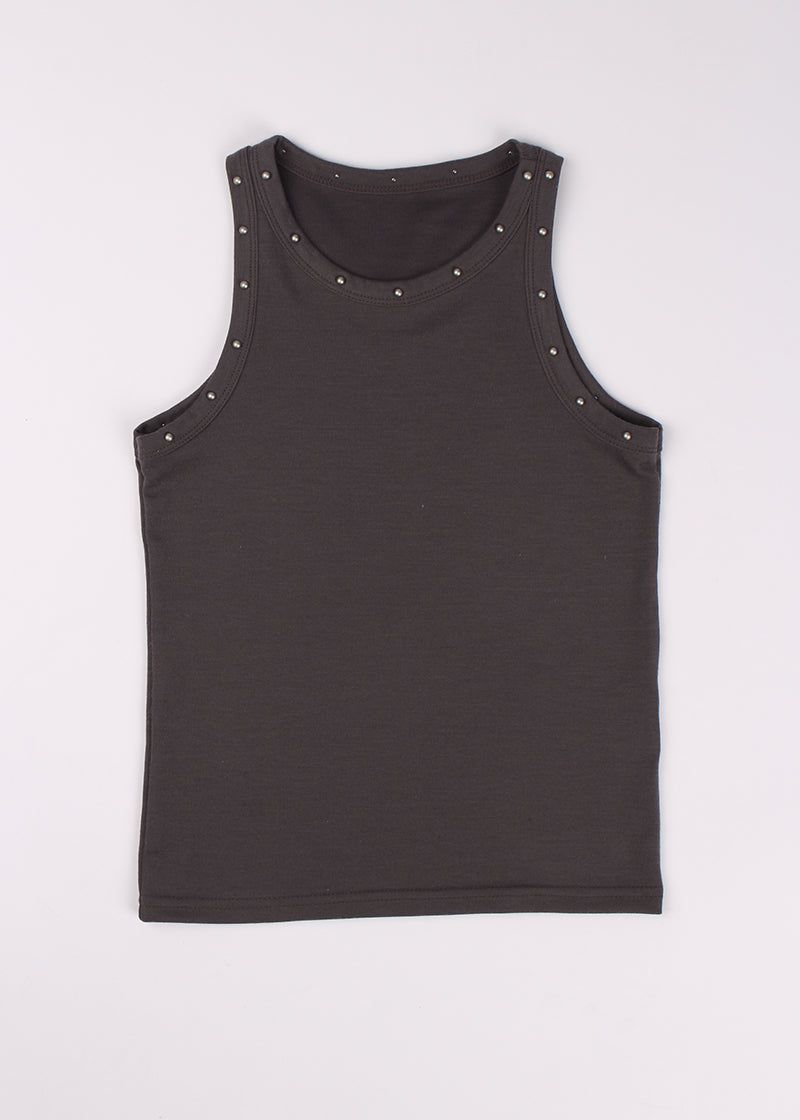 STUD SLEEVELESS