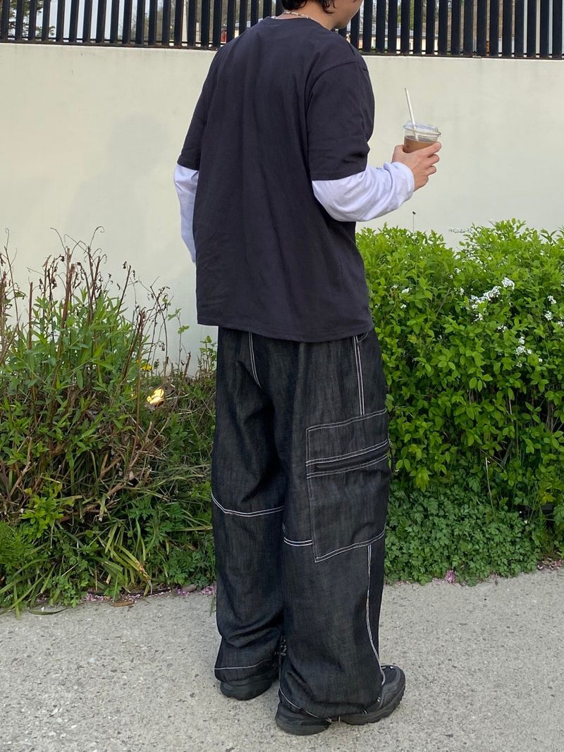 Stitch One Cargo Balloon Pants 1C
