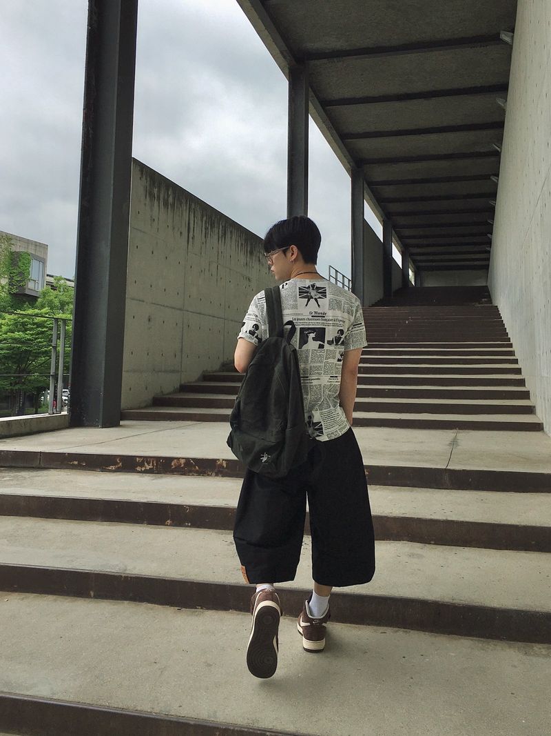 Eva back cargo bermuda pants 3C