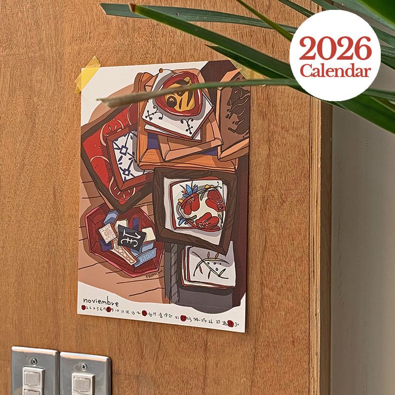 BANASIL SHOP（バナシルショップ）の「2026 Spain Calendar (A4)（Interior）」