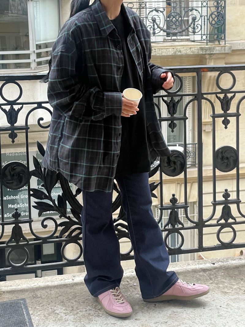 Murten check pattern shirt
