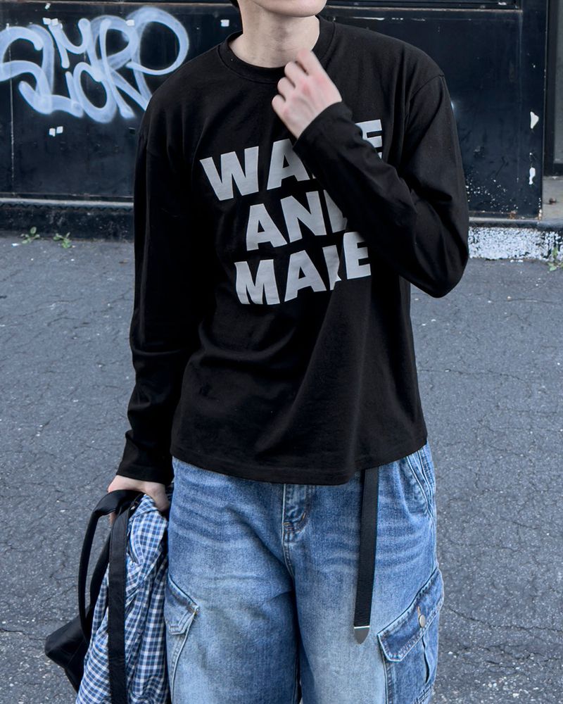 Text Regular Fit Long Sleeve