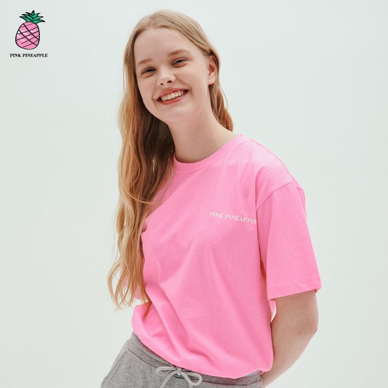 PINK PINEAPPLE（ピンクパイナップル）の「アシッドカラーTシャツ（トップス）」