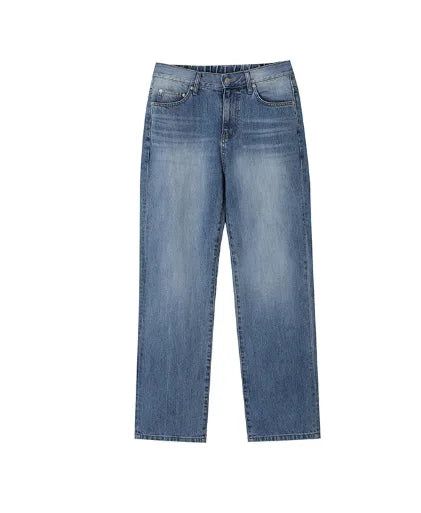 Boden back-banded semi-wide denim