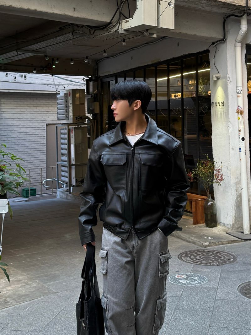 Poder leather jacket