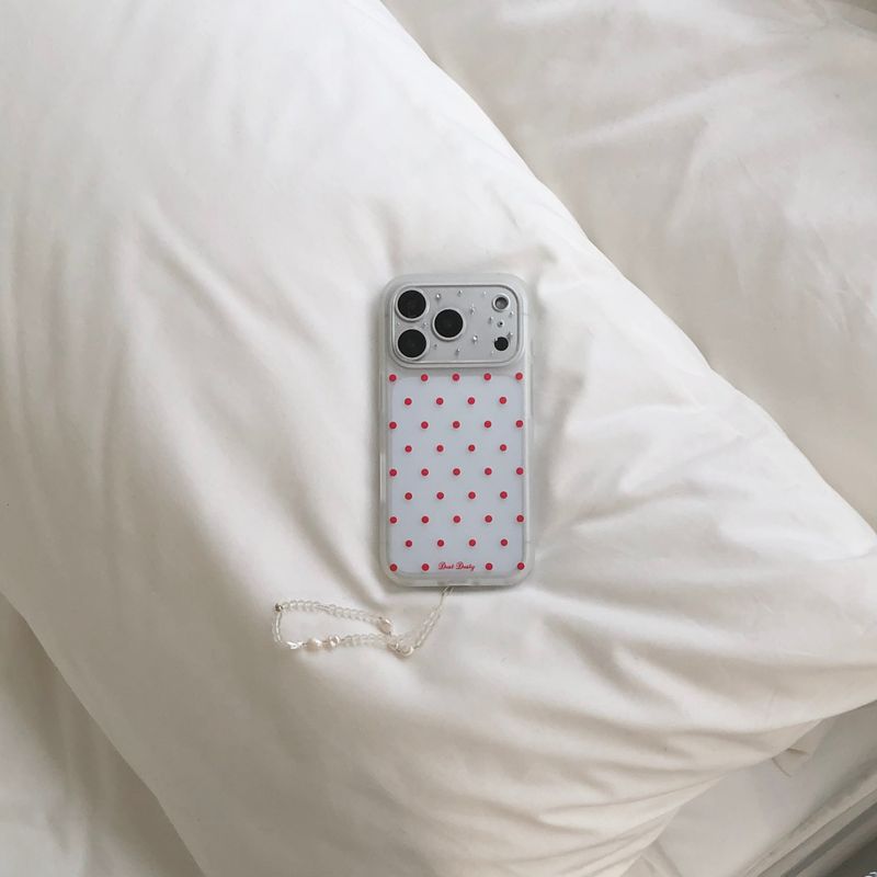 (반투명) red dot phone case