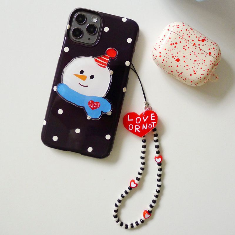 [MADE]Red Love-Alice Bead Strap