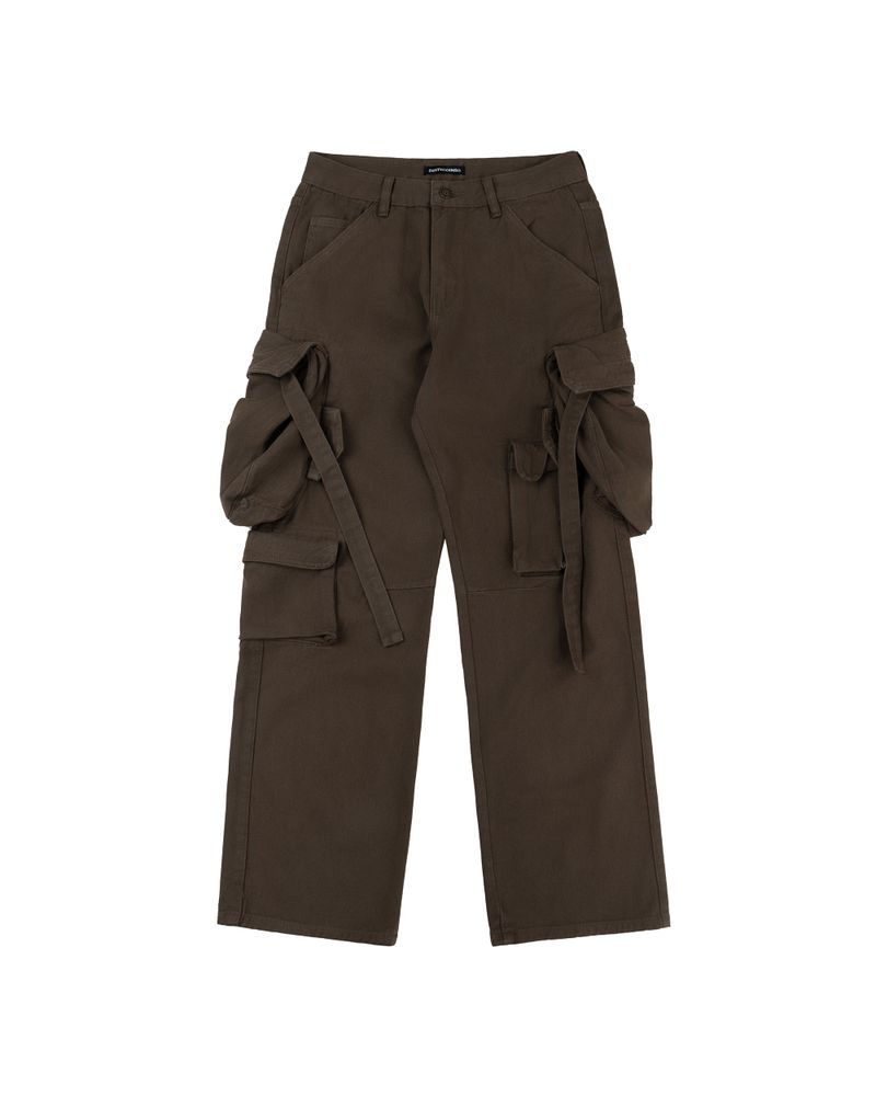 DirtyCoins（ダーティーコインズ）の「DirtyCoins Big Pounch Cargo Pants - Brown（Pants）」