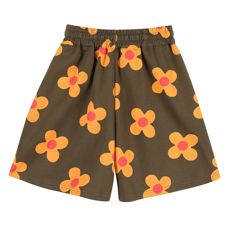 Flower pattern Training pants