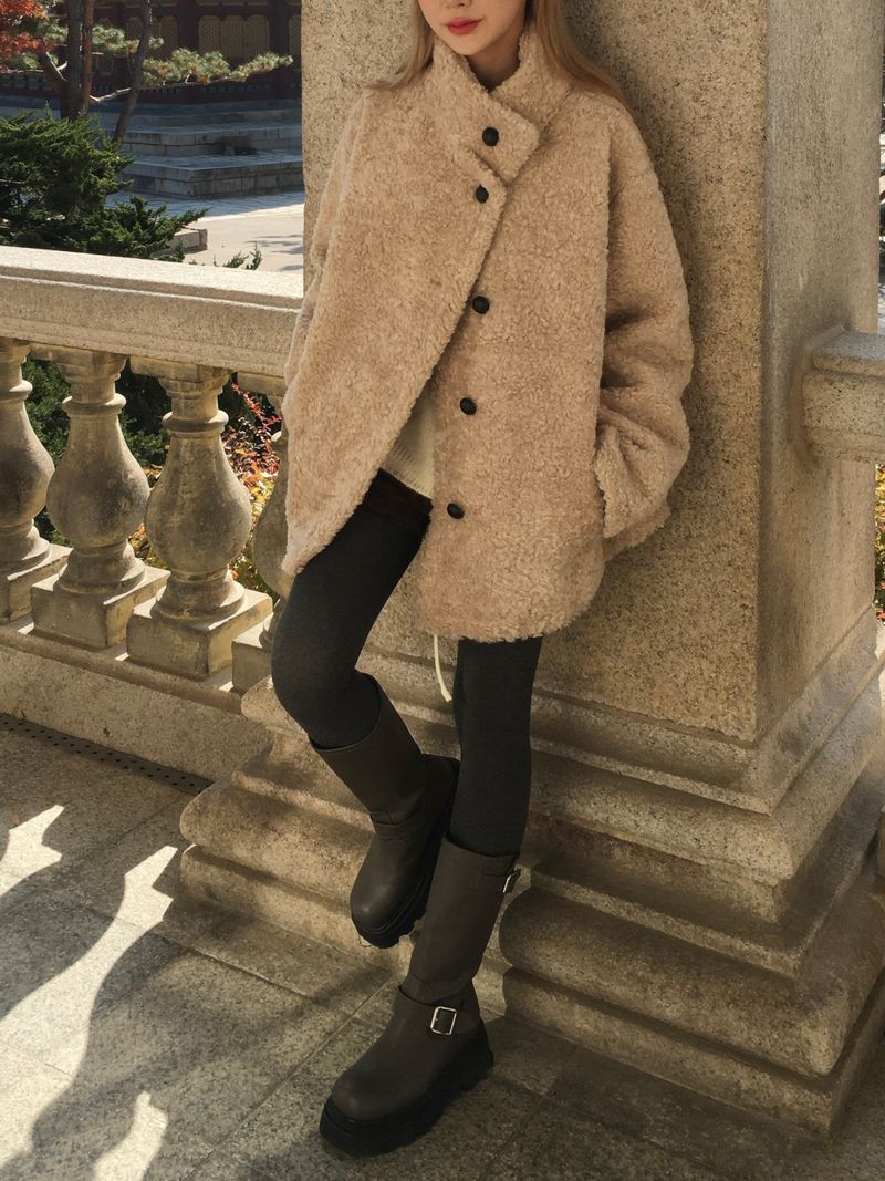 Gumi Suede Fur Coat (4c)