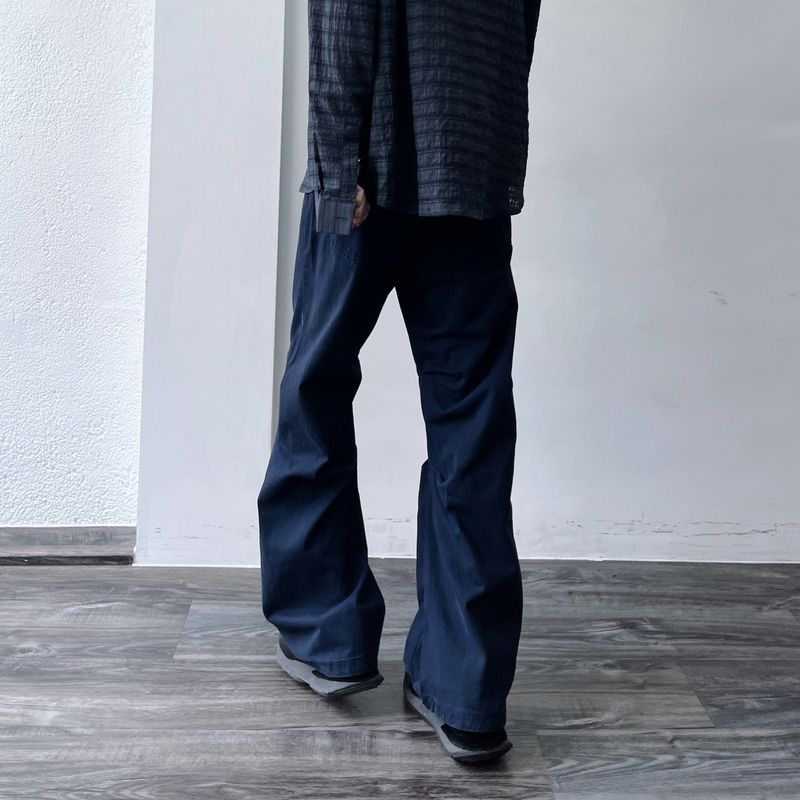 Deep Navy Volume Trousers