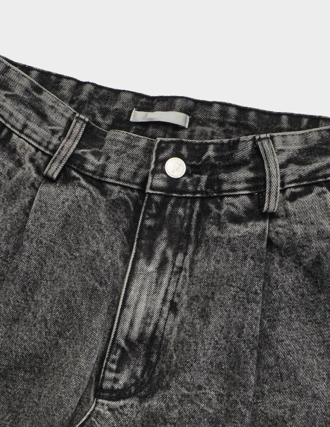 Ness pigment cargo denim pants