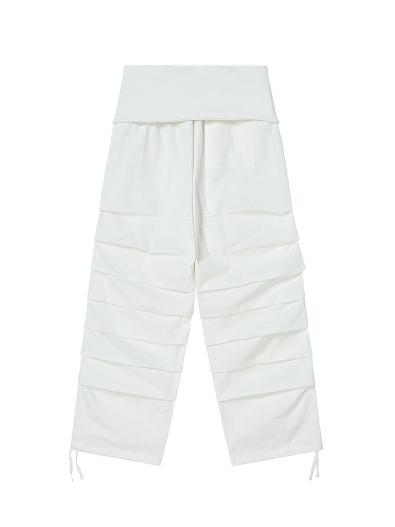 TUCK PANTS WHITE