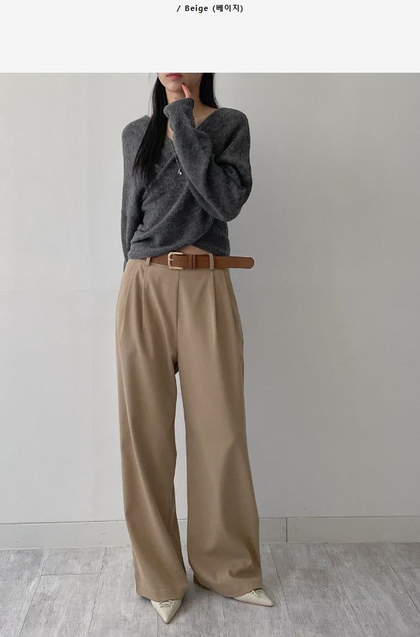 [FW] Console Two-Tuck Wide Slacks