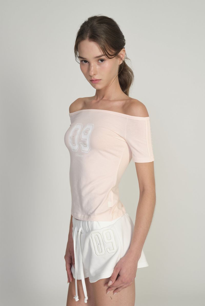 09 Numbering shorts, White