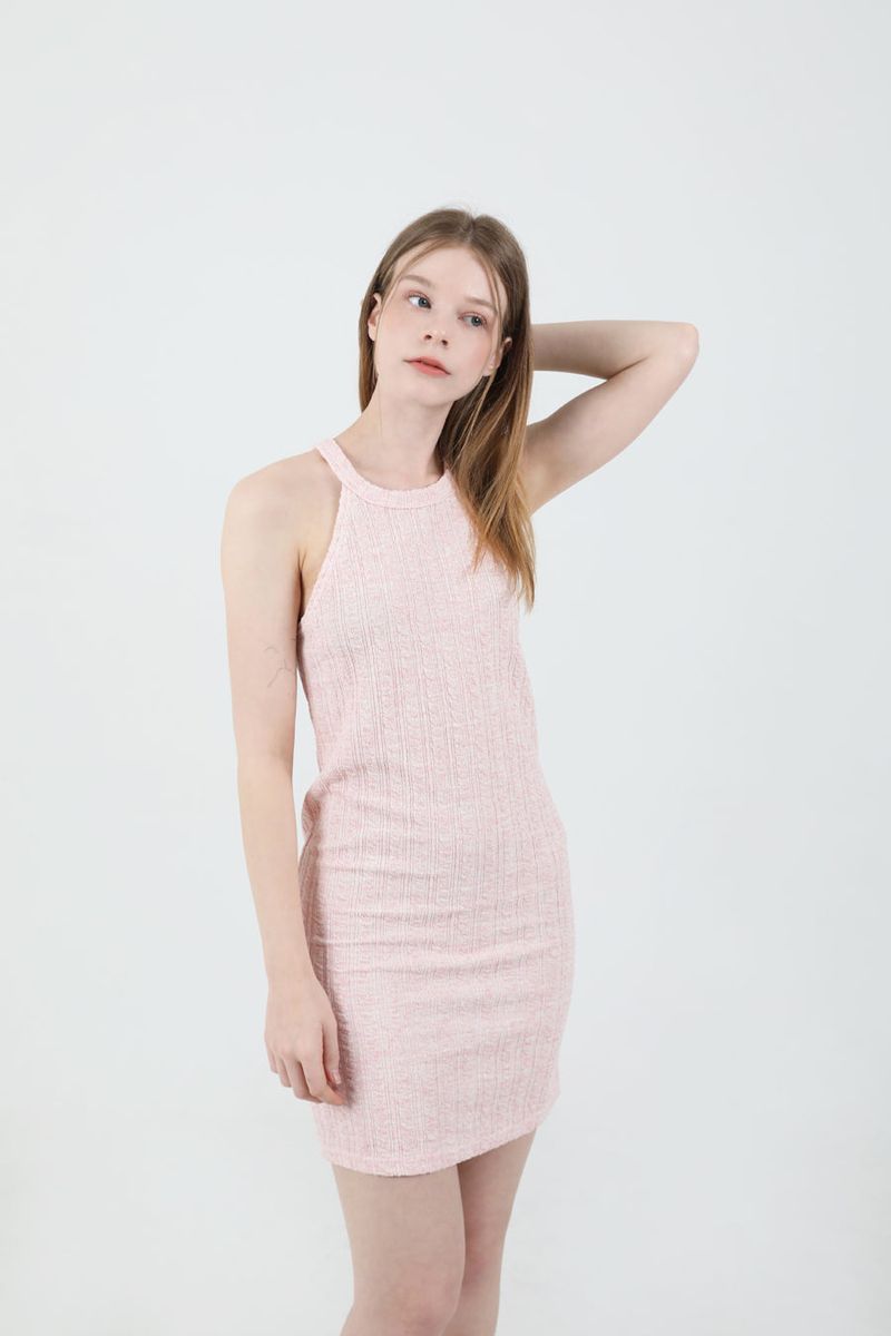 Halter Neck Slim Mini Onepiece