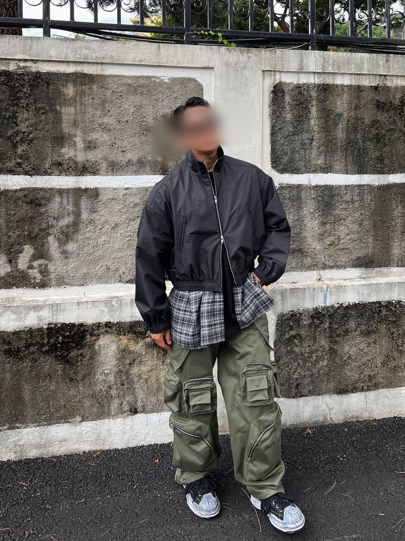 SHIRT LAYER BLOUSON JACKET
