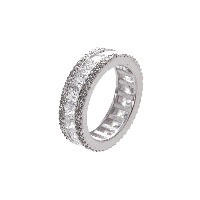 blackpurple（ブラックパープル）の「[BLACKLABEL] AAA DIA Crystal 3-line ring（Accessories）」