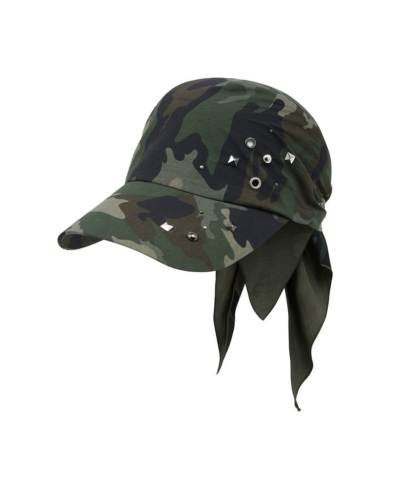 カモ バンダナ キャップ (khaki)
