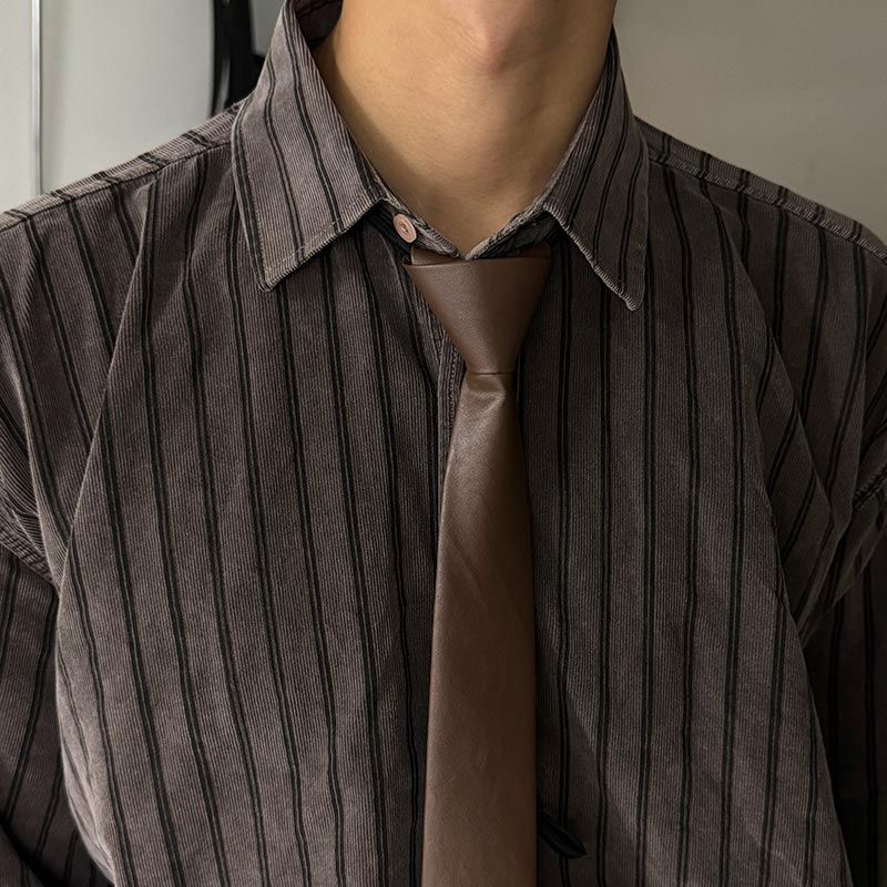ASCLO Leather One Touch Tie (2color)
