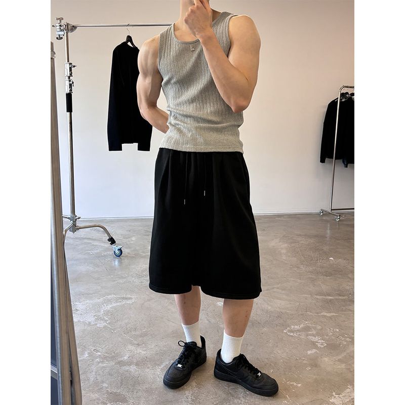 [Unisex] Bermuda sweat pants(2color)