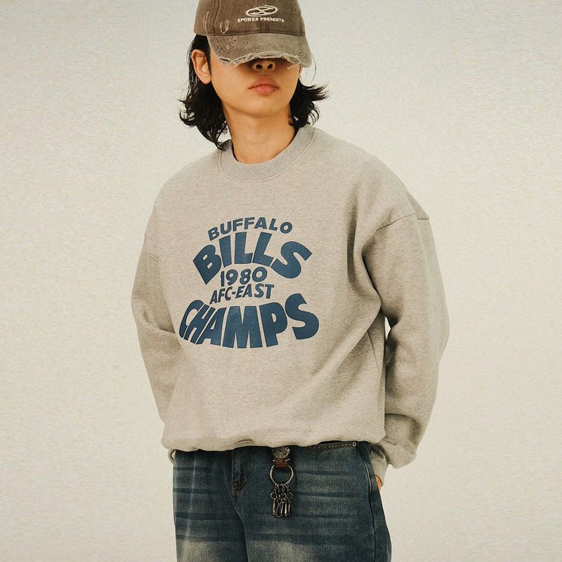 SEMIKAJI(セミカジ)の「AN Buffalo Fleece Crop Sweatshirt(Tops)」
