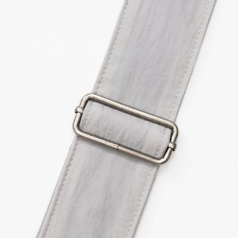 Knotted Shoulder Bag (Nylon-Silver)