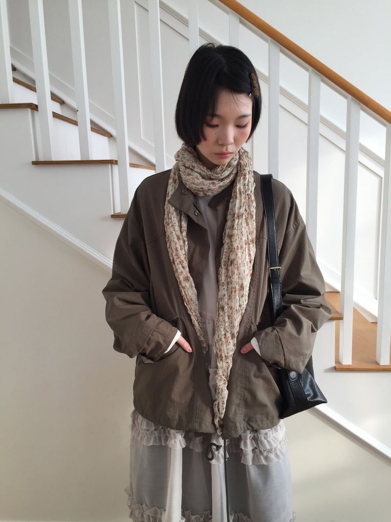 Petal Ringkle Muffler (2color)