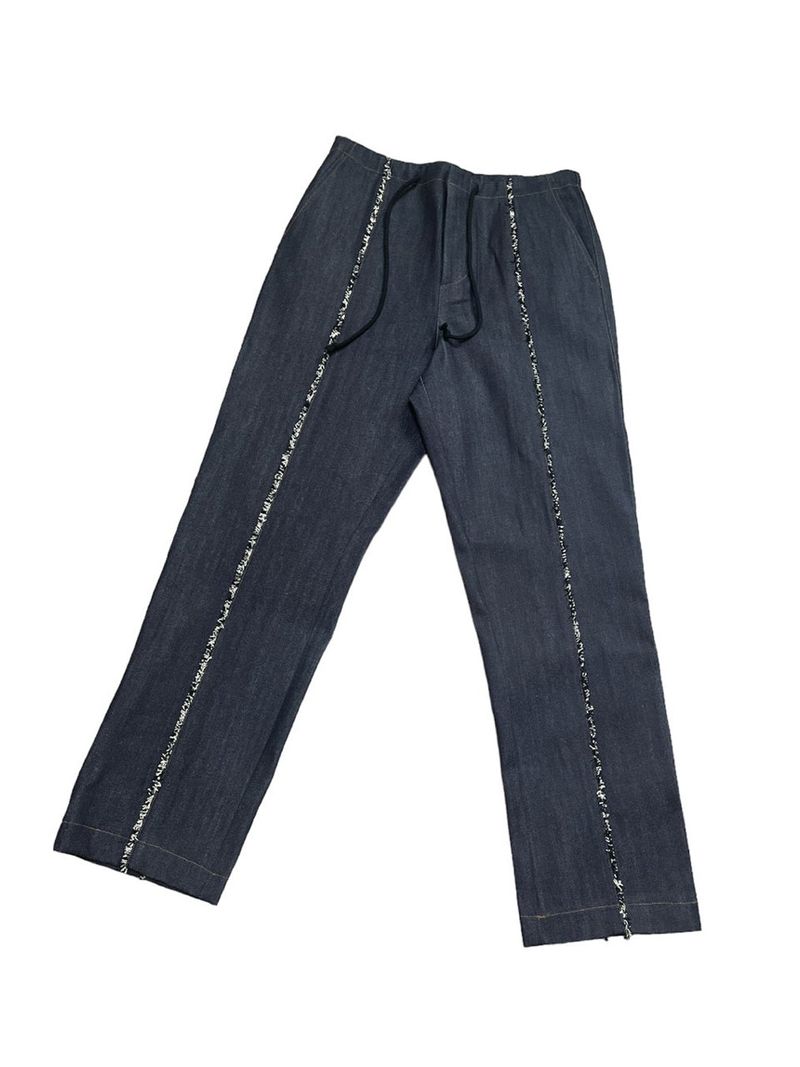 ZODIAC DETAIL DENIM PANTS