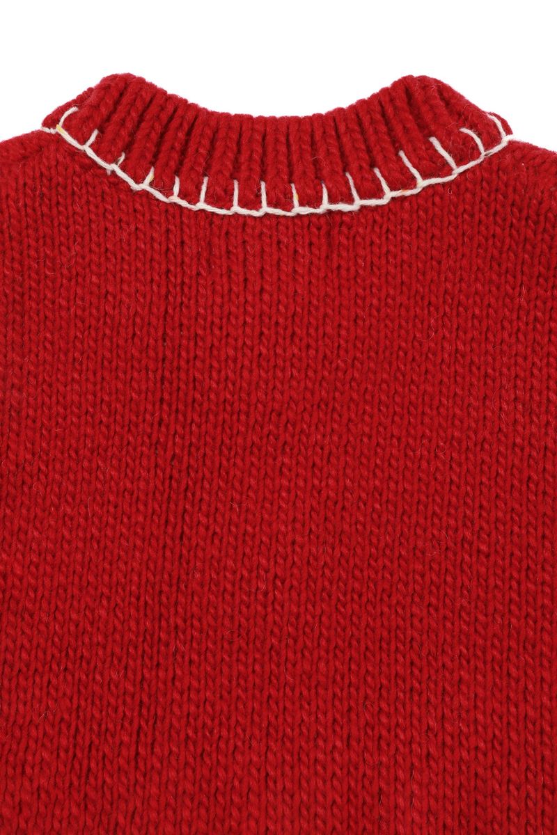 Monet Jacquard Vest [Red]