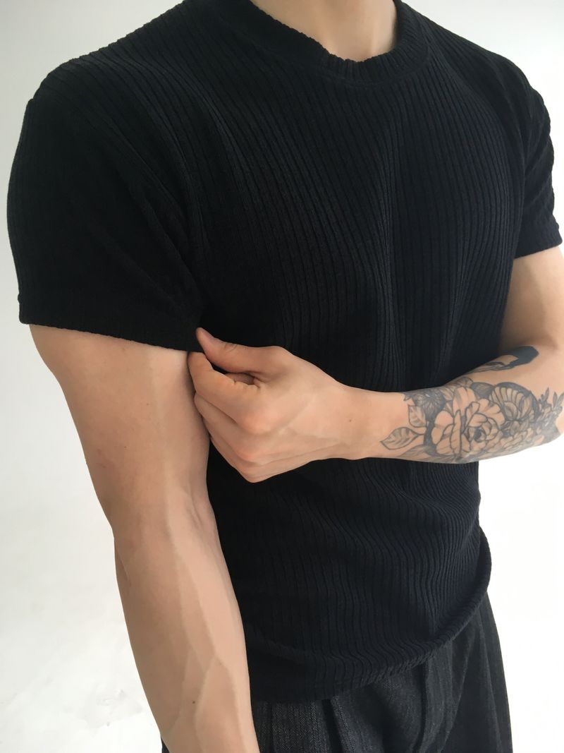crop ned short sleeve(3colors)
