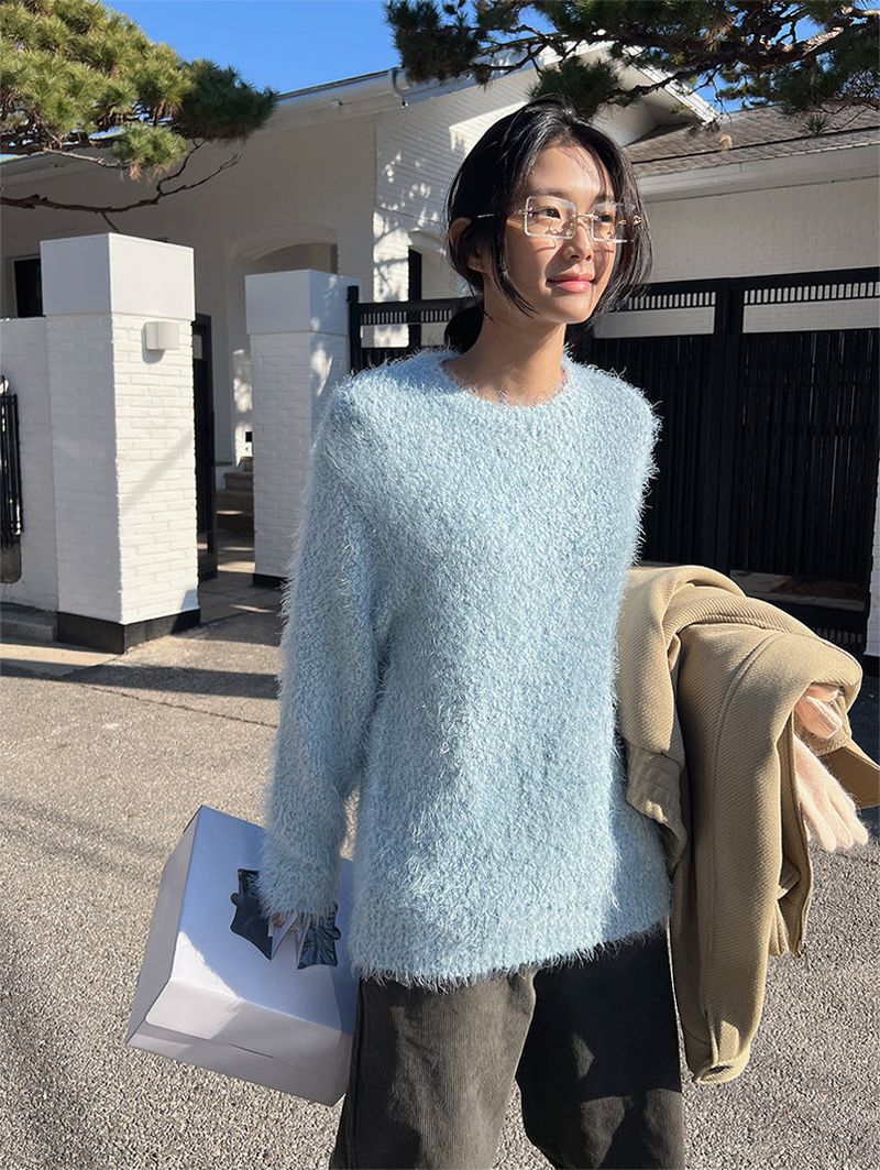 LEGACY BOUCLE KNIT (3COLOR)