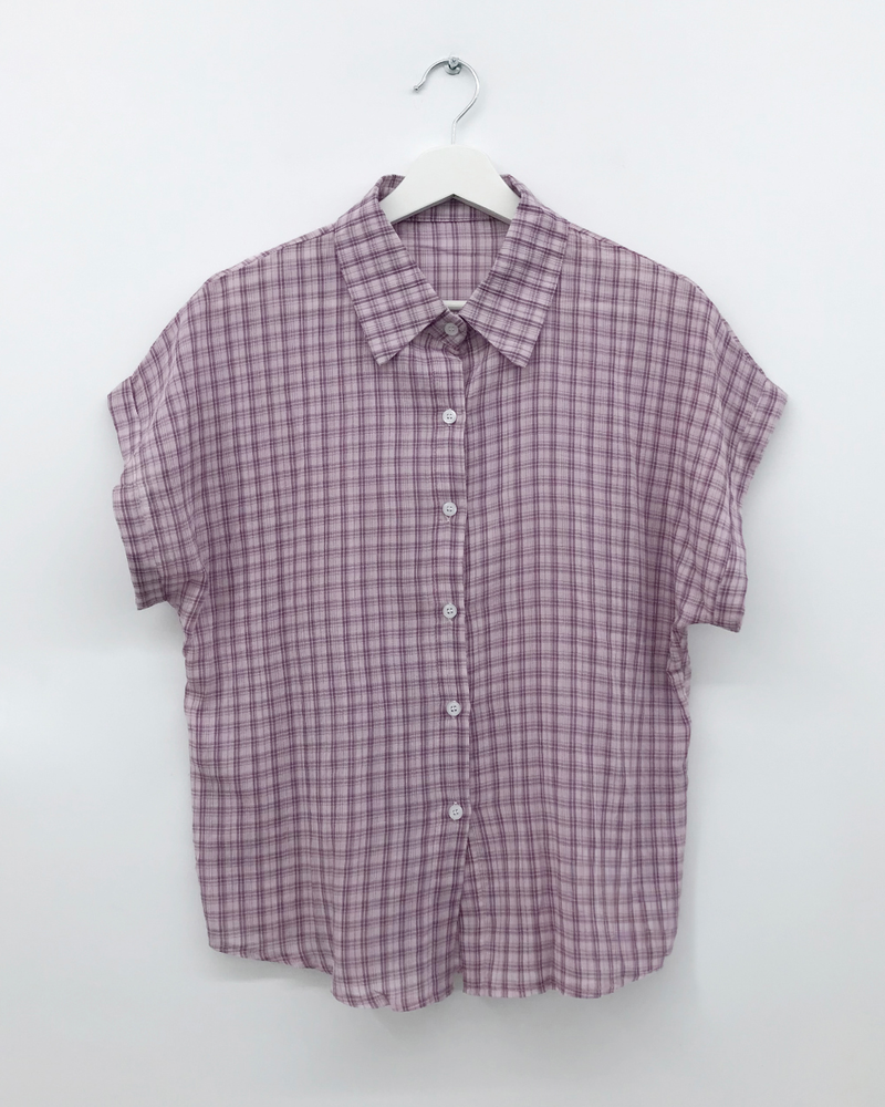 Dolman check shirt (4color)