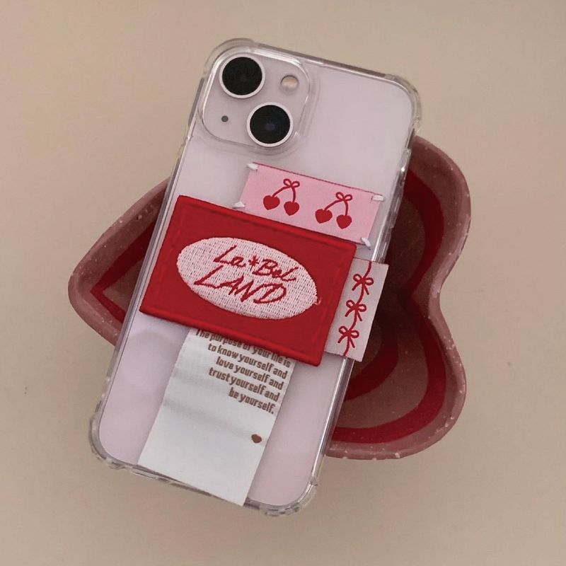 KITSCH LABEL PHONECASE (RED)