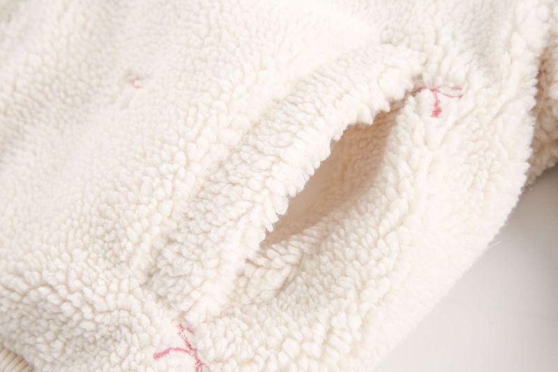 Ribbon Reversible Fleece Hoodie Jacket