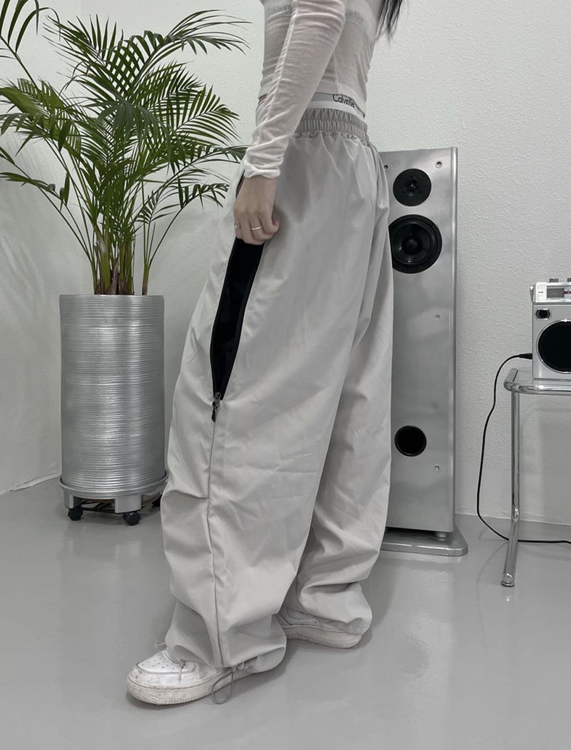 side zipper color pants (unisex)