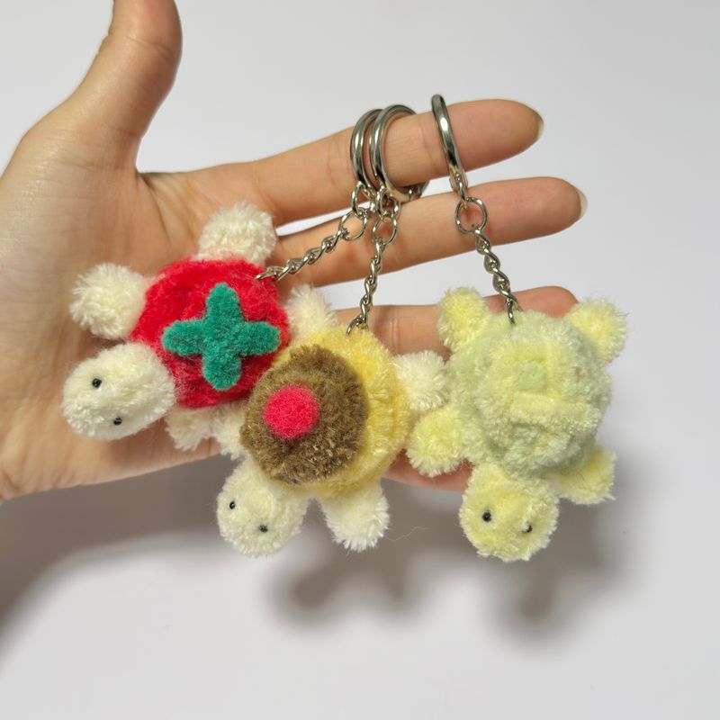 [made] pudding turtle keyring s size