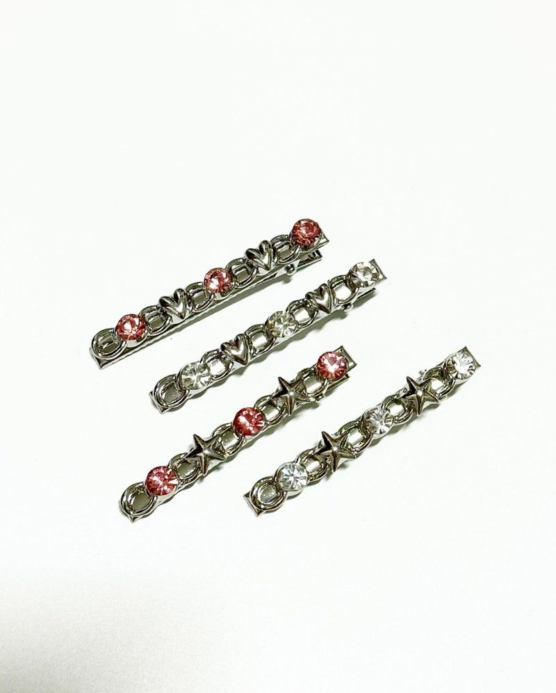 Silver line hairpin (4type)