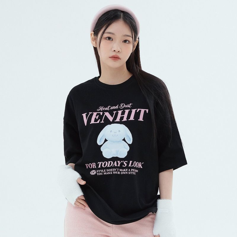 VENHIT（ベンヒット）の「BLUE RIBBITS OVER FIT T-SHIRTS（Tops）」